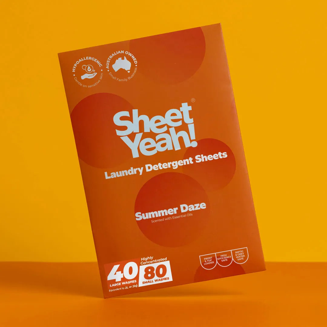 Laundry Detergent Sheets Summer Daze Pack 40 Front